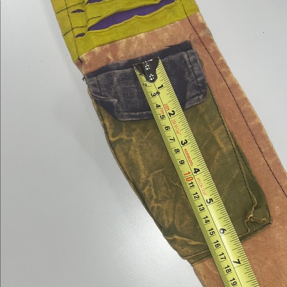 Colorful Patchwork Hobo Bag with cell phone pocket, preowned - Picture 10 of 15